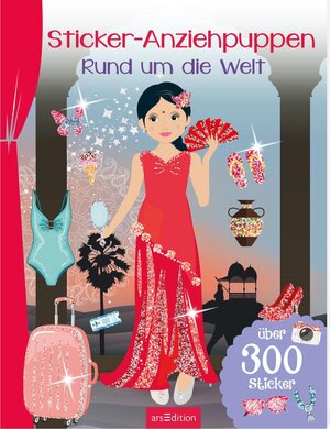 Buchcover Sticker-Anziehpuppen – Rund um die Welt  | EAN 9783845817408 | ISBN 3-8458-1740-2 | ISBN 978-3-8458-1740-8