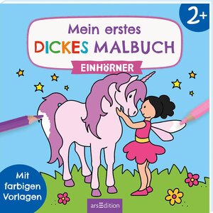 Buchcover Mein erstes dickes Malbuch ab 2 – Einhörner  | EAN 9783845853819 | ISBN 3-8458-5381-6 | ISBN 978-3-8458-5381-9