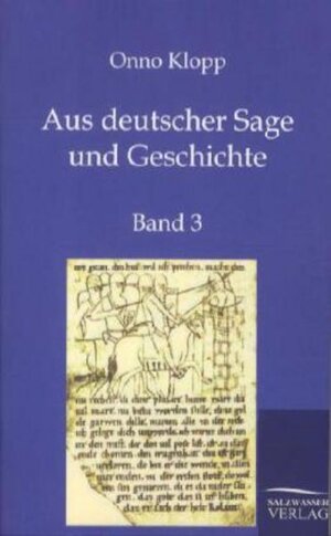Buchcover Aus deutscher Sage und Geschichte | Onno Klopp | EAN 9783846001592 | ISBN 3-8460-0159-7 | ISBN 978-3-8460-0159-2