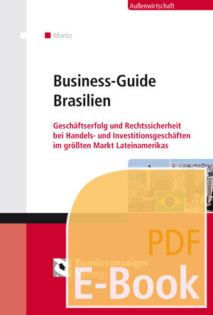 Buchcover Business-Guide Brasilien (E-Book) | Christian Moritz | EAN 9783846201657 | ISBN 3-8462-0165-0 | ISBN 978-3-8462-0165-7