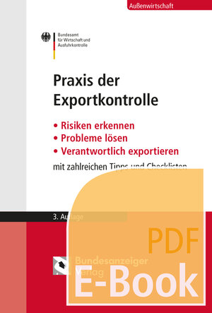 Buchcover Praxis der Exportkontrolle (E-Book) | EAN 9783846202272 | ISBN 3-8462-0227-4 | ISBN 978-3-8462-0227-2