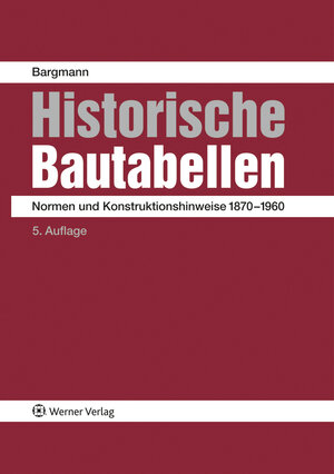Buchcover Historische Bautabellen | Horst Bargmann | EAN 9783846203248 | ISBN 3-8462-0324-6 | ISBN 978-3-8462-0324-8