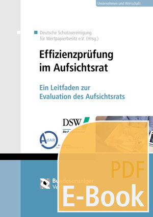 Buchcover Effizienzprüfung im Aufsichtsrat (E-Book)  | EAN 9783846204641 | ISBN 3-8462-0464-1 | ISBN 978-3-8462-0464-1
