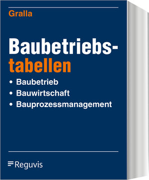 Buchcover Baubetriebstabellen | Volker Barenberg | EAN 9783846204764 | ISBN 3-8462-0476-5 | ISBN 978-3-8462-0476-4