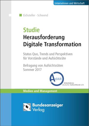 Buchcover Studie Herausforderung Digitale Transformation | Harald Eichsteller | EAN 9783846208847 | ISBN 3-8462-0884-1 | ISBN 978-3-8462-0884-7