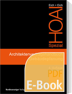Buchcover Architektenvertragshandbuch Gebäudeplanung (E-Book) | Anke Eich | EAN 9783846209226 | ISBN 3-8462-0922-8 | ISBN 978-3-8462-0922-6