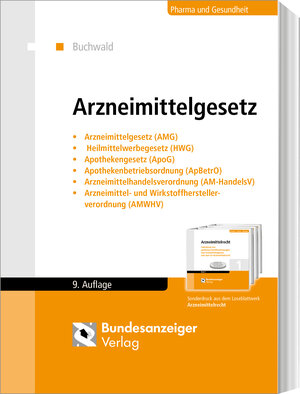 Buchcover Arzneimittelgesetz  | EAN 9783846209509 | ISBN 3-8462-0950-3 | ISBN 978-3-8462-0950-9