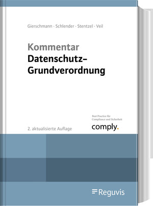 Buchcover Kommentar Datenschutz-Grundverordnung  | EAN 9783846210215 | ISBN 3-8462-1021-8 | ISBN 978-3-8462-1021-5