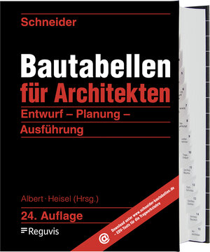 Buchcover Schneider - Bautabellen für Architekten | Klaus-Jürgen Schneider | EAN 9783846211410 | ISBN 3-8462-1141-9 | ISBN 978-3-8462-1141-0