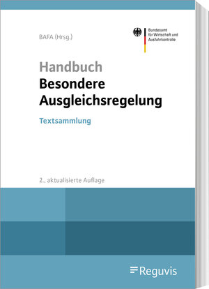Buchcover Handbuch Besondere Ausgleichsregelung  | EAN 9783846212585 | ISBN 3-8462-1258-X | ISBN 978-3-8462-1258-5