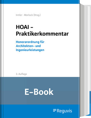 Buchcover HOAI - Praktikerkommentar (E-Book)  | EAN 9783846212929 | ISBN 3-8462-1292-X | ISBN 978-3-8462-1292-9
