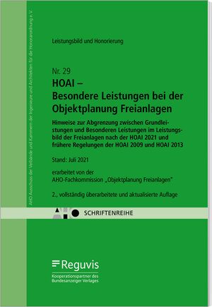 Buchcover HOAI – Besondere Leistungen bei der Objektplanung Freianlagen  | EAN 9783846213322 | ISBN 3-8462-1332-2 | ISBN 978-3-8462-1332-2