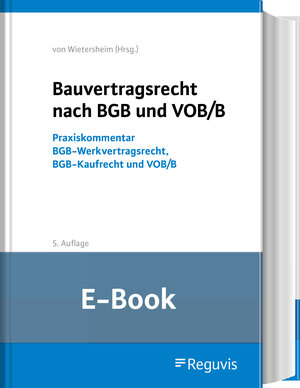 Buchcover Bauvertragsrecht nach BGB und VOB/B (E-Book)  | EAN 9783846213766 | ISBN 3-8462-1376-4 | ISBN 978-3-8462-1376-6