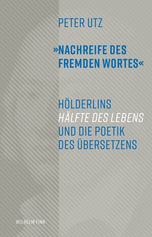Buchcover "Nachreife des fremden Wortes" | Peter Utz | EAN 9783846761779 | ISBN 3-8467-6177-X | ISBN 978-3-8467-6177-9