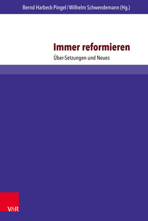 Buchcover Immer reformieren  | EAN 9783847008071 | ISBN 3-8470-0807-2 | ISBN 978-3-8470-0807-1