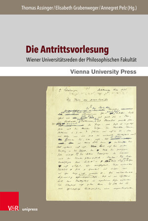 Buchcover Die Antrittsvorlesung  | EAN 9783847009337 | ISBN 3-8470-0933-8 | ISBN 978-3-8470-0933-7