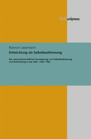 Buchcover Entwicklung als Selbstbestimmung | Ramon Leemann | EAN 9783847100393 | ISBN 3-8471-0039-4 | ISBN 978-3-8471-0039-3