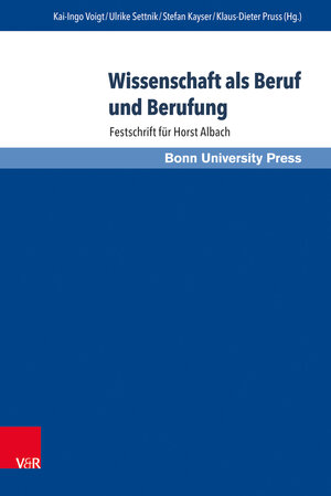 Buchcover Wissenschaft als Beruf und Berufung  | EAN 9783847106630 | ISBN 3-8471-0663-5 | ISBN 978-3-8471-0663-0