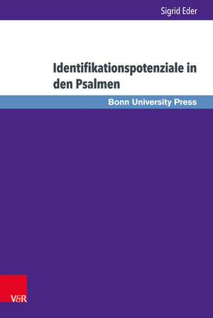 Buchcover Identifikationspotenziale in den Psalmen | Sigrid Eder | EAN 9783847106845 | ISBN 3-8471-0684-8 | ISBN 978-3-8471-0684-5