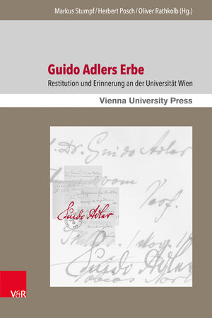 Buchcover Guido Adlers Erbe  | EAN 9783847107217 | ISBN 3-8471-0721-6 | ISBN 978-3-8471-0721-7