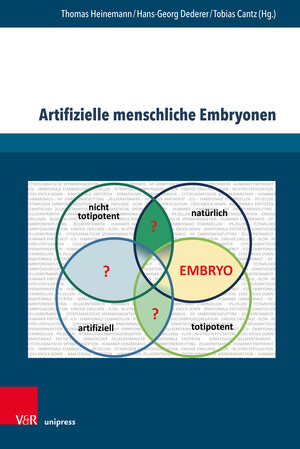 Buchcover Artifizielle menschliche Embryonen  | EAN 9783847113614 | ISBN 3-8471-1361-5 | ISBN 978-3-8471-1361-4