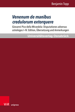 Buchcover Venenum de manibus credulorum extorquere | Benjamin Topp | EAN 9783847114000 | ISBN 3-8471-1400-X | ISBN 978-3-8471-1400-0