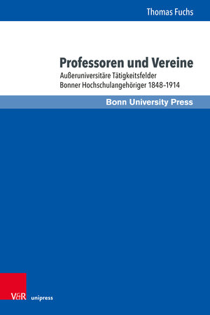 Buchcover Professoren und Vereine | Thomas Fuchs | EAN 9783847114406 | ISBN 3-8471-1440-9 | ISBN 978-3-8471-1440-6