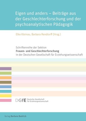 Buchcover Eigen und anders – Beiträge aus der Geschlechterforschung und der psychoanalytischen Pädagogik | EAN 9783847400011 | ISBN 3-8474-0001-0 | ISBN 978-3-8474-0001-1