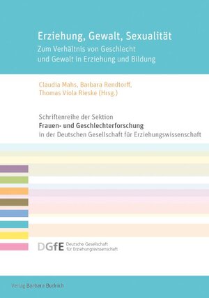 Buchcover Erziehung, Gewalt, Sexualität  | EAN 9783847407058 | ISBN 3-8474-0705-8 | ISBN 978-3-8474-0705-8