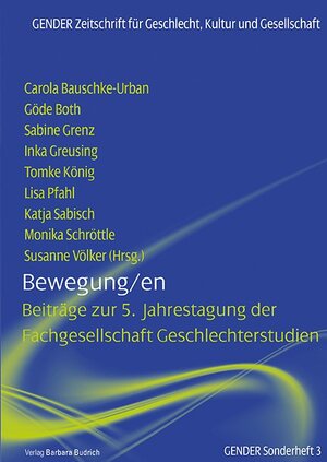 Buchcover Bewegung/en  | EAN 9783847409267 | ISBN 3-8474-0926-3 | ISBN 978-3-8474-0926-7