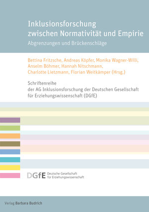 Buchcover Inklusionsforschung zwischen Normativität und Empirie  | EAN 9783847415718 | ISBN 3-8474-1571-9 | ISBN 978-3-8474-1571-8