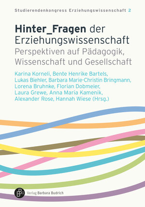 Buchcover Hinter_Fragen der Erziehungswissenschaft | Laura Grewe | EAN 9783847417859 | ISBN 3-8474-1785-1 | ISBN 978-3-8474-1785-9