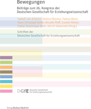 Buchcover Bewegungen  | EAN 9783847423850 | ISBN 3-8474-2385-1 | ISBN 978-3-8474-2385-0