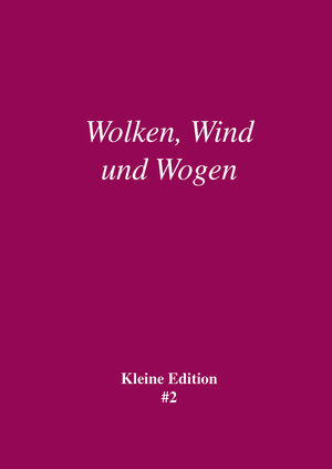 Buchcover Wolken, Wind und Wogen | Sabine Theadora Ruh | EAN 9783847607250 | ISBN 3-8476-0725-1 | ISBN 978-3-8476-0725-0