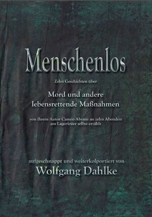 Buchcover Menschenlos | Wolfgang Dahlke | EAN 9783847687252 | ISBN 3-8476-8725-5 | ISBN 978-3-8476-8725-2