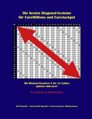 Buchcover Die besten Diagonal-Systeme für EuroMillions und EuroJackpot | Rolf Speidel | EAN 9783848203451 | ISBN 3-8482-0345-6 | ISBN 978-3-8482-0345-1