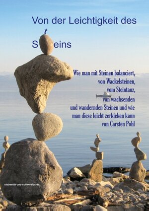 Buchcover Von der Leichtigkeit des Steins | Carsten Pohl | EAN 9783848216178 | ISBN 3-8482-1617-5 | ISBN 978-3-8482-1617-8