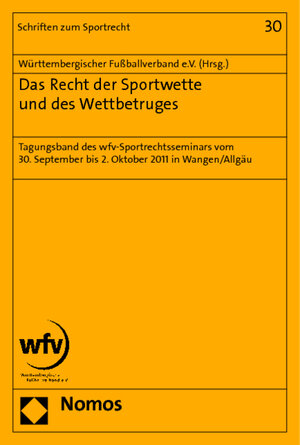 Buchcover Das Recht der Sportwette und des Wettbetruges  | EAN 9783848700004 | ISBN 3-8487-0000-X | ISBN 978-3-8487-0000-4