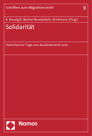 Buchcover Solidarität  | EAN 9783848701261 | ISBN 3-8487-0126-X | ISBN 978-3-8487-0126-1