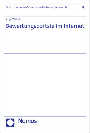 Buchcover Bewertungsportale im Internet | Anja Wilkat | EAN 9783848703890 | ISBN 3-8487-0389-0 | ISBN 978-3-8487-0389-0