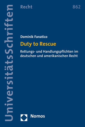 Buchcover Duty to Rescue | Dominik Fanatico | EAN 9783848710249 | ISBN 3-8487-1024-2 | ISBN 978-3-8487-1024-9