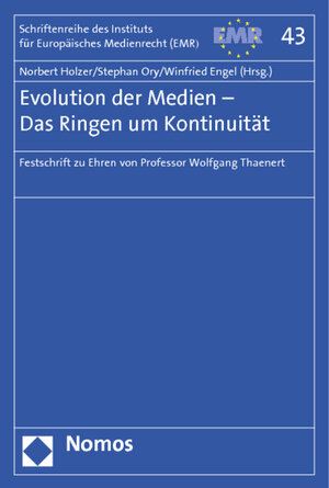 Buchcover Evolution der Medien - Das Ringen um Kontinuität  | EAN 9783848710461 | ISBN 3-8487-1046-3 | ISBN 978-3-8487-1046-1