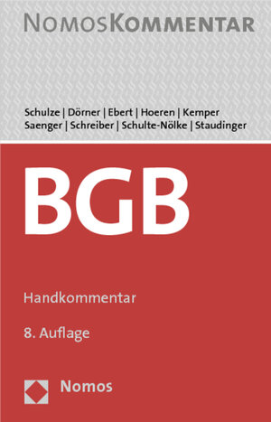 Buchcover Bürgerliches Gesetzbuch | Reiner Schulze | EAN 9783848710546 | ISBN 3-8487-1054-4 | ISBN 978-3-8487-1054-6