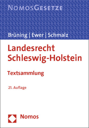 Buchcover Landesrecht Schleswig-Holstein  | EAN 9783848711383 | ISBN 3-8487-1138-9 | ISBN 978-3-8487-1138-3