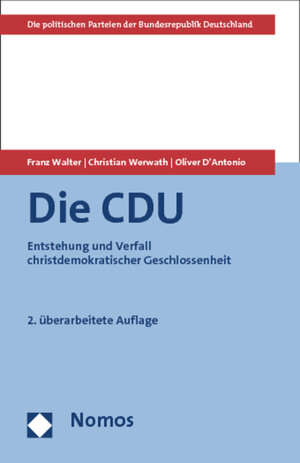 Buchcover Die CDU | Franz Walter | EAN 9783848712403 | ISBN 3-8487-1240-7 | ISBN 978-3-8487-1240-3