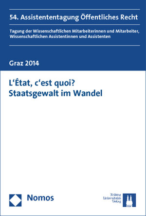 Buchcover L'État, c'est quoi? Staatsgewalt im Wandel  | EAN 9783848713110 | ISBN 3-8487-1311-X | ISBN 978-3-8487-1311-0