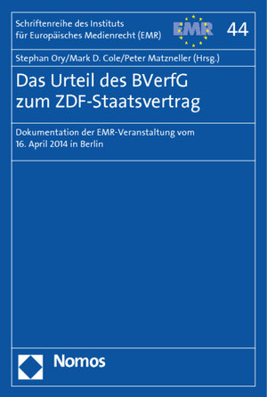 Buchcover Das Urteil des BVerfG zum ZDF-Staatsvertrag  | EAN 9783848716678 | ISBN 3-8487-1667-4 | ISBN 978-3-8487-1667-8