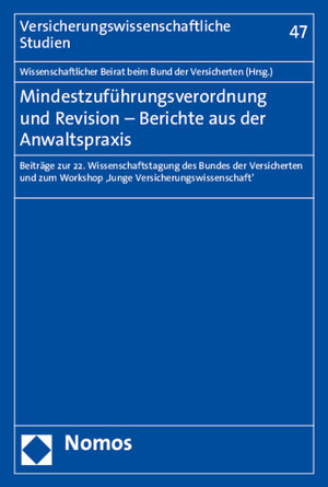 Buchcover Mindestzuführungsverordnung und Revision - Berichte aus der Anwaltspraxis  | EAN 9783848717101 | ISBN 3-8487-1710-7 | ISBN 978-3-8487-1710-1