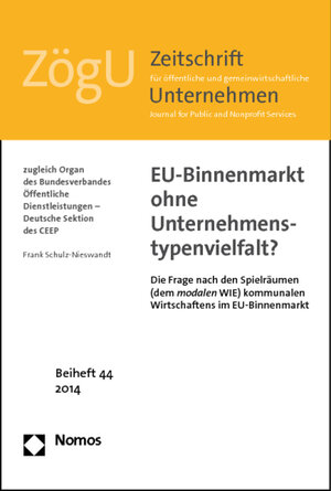 Buchcover EU-Binnenmarkt ohne Unternehmenstypenvielfalt? | Frank Schulz-Nieswandt | EAN 9783848717835 | ISBN 3-8487-1783-2 | ISBN 978-3-8487-1783-5