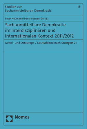 Buchcover Sachunmittelbare Demokratie im interdisziplinären und internationalen Kontext 2011/2012  | EAN 9783848719297 | ISBN 3-8487-1929-0 | ISBN 978-3-8487-1929-7